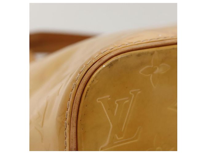 LOUIS VUITTON Monogram Vernis Borsa a Mano Houston Beige M91004 LV Auth 118102 - vista 15