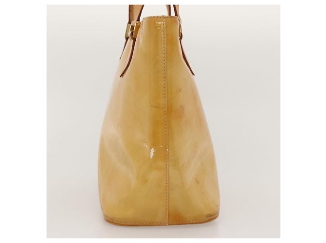 LOUIS VUITTON Monogram Vernis Borsa a Mano Houston Beige M91004 LV Auth 118102 - vista 3
