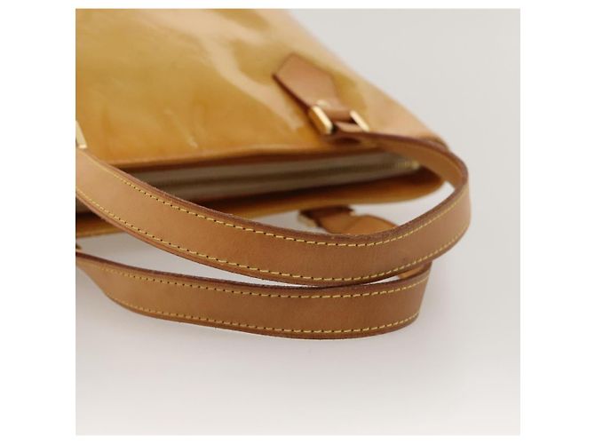LOUIS VUITTON Monogram Vernis Borsa a Mano Houston Beige M91004 LV Auth 118102 - vista 7