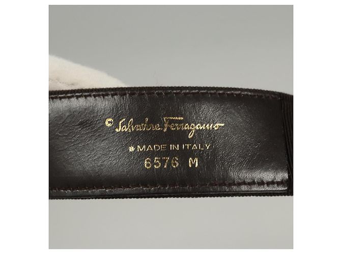 Borsa a spalla Salvatore Ferragamo in vinile trasparente Auth 118191 - vista 12