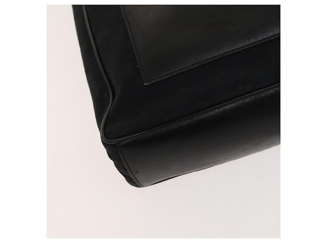 Borsa a Spalla GG Canvas Gucci Nera Argento 019 0538 Auth 117433 Nero - vista 14