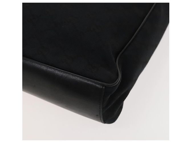 Borsa a Spalla GG Canvas Gucci Nera Argento 019 0538 Auth 117433 Nero - vista 15