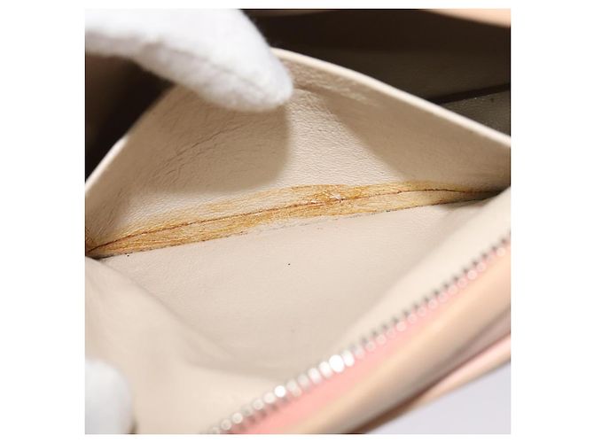 CHANEL Borsa a Spalla Matelassé in Pelle di Agnello Rosa CC Auth 117845 - vista 10