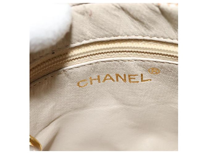 CHANEL Borsa a Spalla Matelassé in Pelle di Agnello Rosa CC Auth 117845 - vista 19