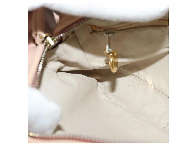 CHANEL Borsa a Spalla Matelassé in Pelle di Agnello Rosa CC Auth 117845 - vista 21