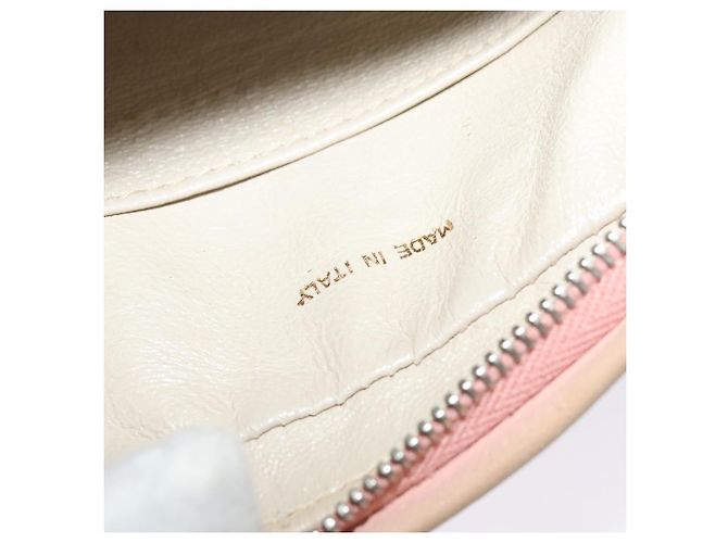 CHANEL Borsa a Spalla Matelassé in Pelle di Agnello Rosa CC Auth 117845 - vista 26