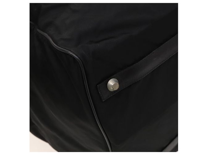 PRADA Borsa Boston Nylon 2way Nero Argento Auth 117470 - vista 17