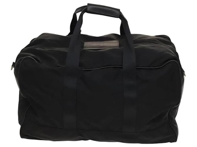 PRADA Borsa Boston Nylon 2way Nero Argento Auth 117470 - vista 2