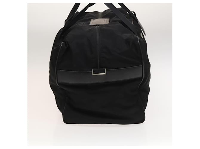PRADA Borsa Boston Nylon 2way Nero Argento Auth 117470 - vista 4