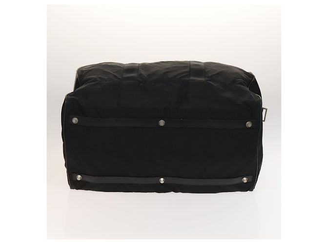 PRADA Borsa Boston Nylon 2way Nero Argento Auth 117470 - vista 5