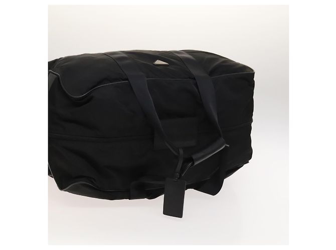 PRADA Borsa Boston Nylon 2way Nero Argento Auth 117470 - vista 6