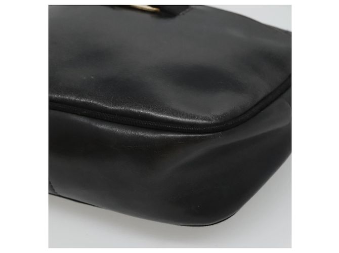 Borsa a Spalla Salvatore Ferragamo in Pelle Nera e Oro Auth BA1137 Nero D'oro - vista 14