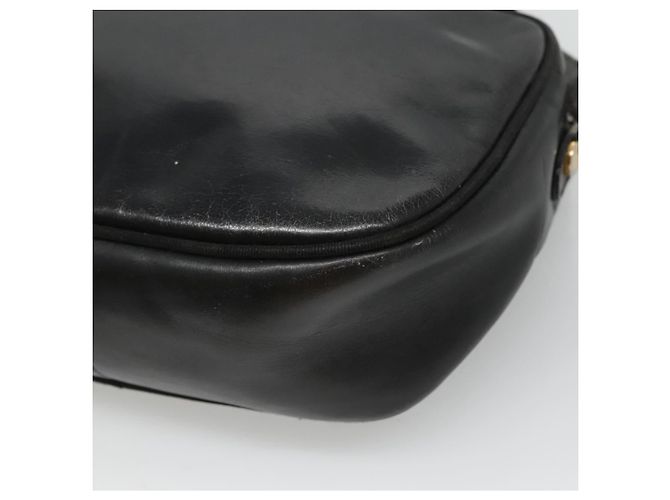Borsa a Spalla Salvatore Ferragamo in Pelle Nera e Oro Auth BA1137 Nero D'oro - vista 16
