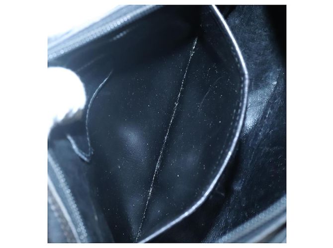 Borsa a Spalla Salvatore Ferragamo in Pelle Nera e Oro Auth BA1137 Nero D'oro - vista 20