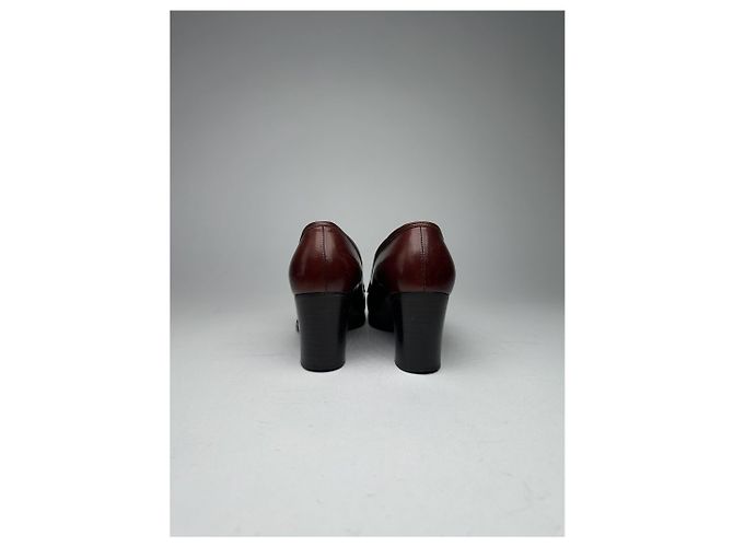 Vintage Yves Saint Laurent Lederpumps braun Lila - Ansicht 2