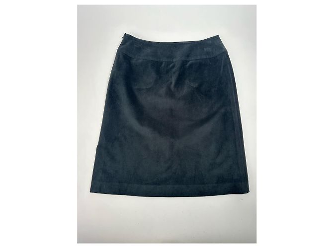 Gonna vintage Courreges nera Nero - vista 11