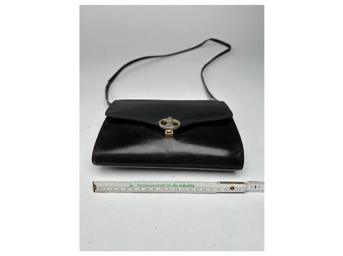 Céline Vintage Celine Triomphe Leder Tasche Braun - Ansicht 7