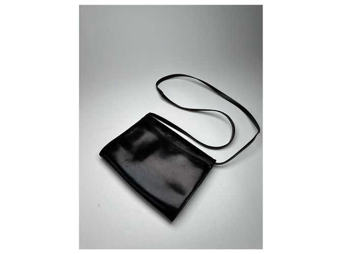 Céline Vintage Celine Triomphe Leder Tasche Braun - Ansicht 8