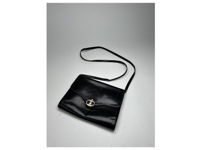 Céline Vintage Celine Triomphe Leder Tasche Braun - Ansicht 9