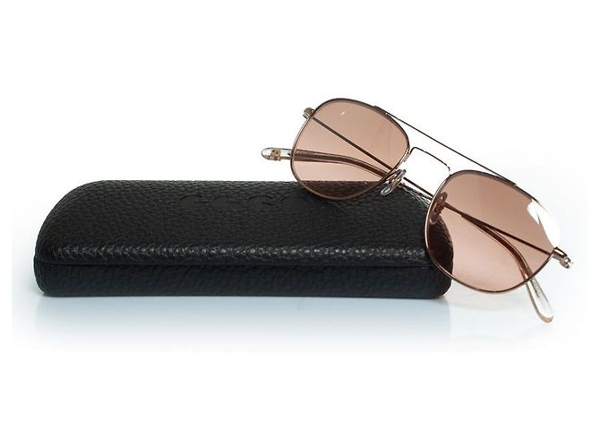 Gafas de sol espejo RGNU Club House de Garrett Leight Rosa - vista 3