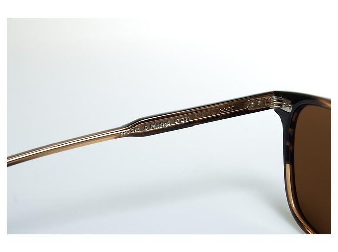 Gafas de sol polarizadas Garrett Leight, Brooks JD Castaño - vista 8