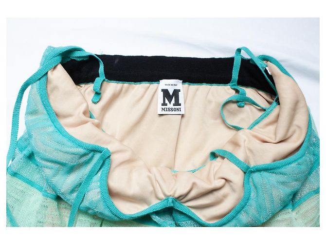 Vestido verde sin mangas Missoni M - vista 6