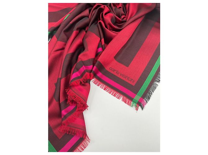 Autre Marque Stola in seta e lana molto raffinata CARLO VISINTINI Multicolore - vista 4