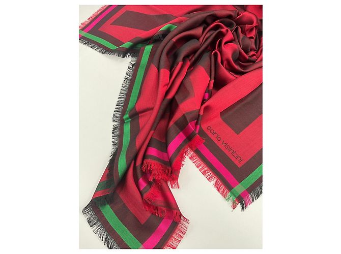 Autre Marque Stola in seta e lana molto raffinata CARLO VISINTINI Multicolore - vista 6