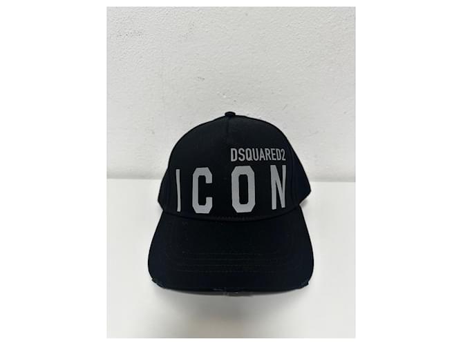 Dsquared2 "Be Icon" Baseball Cap Schwarz Silber - Ansicht 2