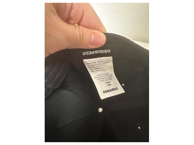 Dsquared2 "Be Icon" Baseball Cap Schwarz Silber - Ansicht 6
