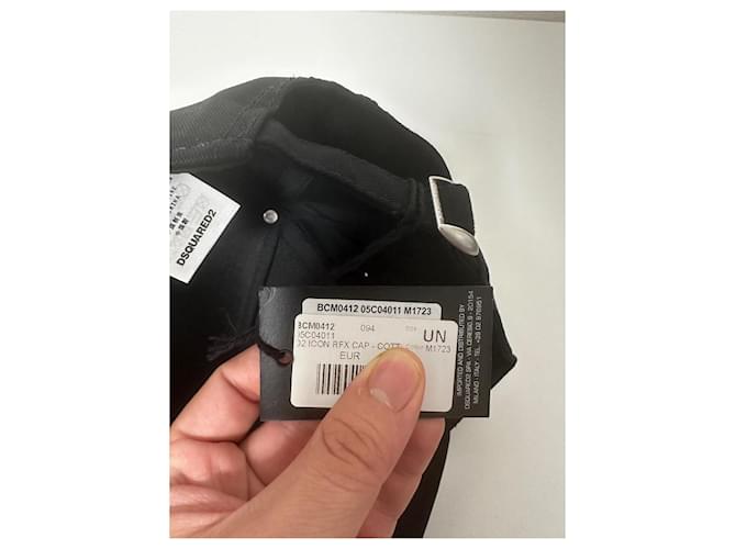 Dsquared2 "Be Icon" Baseball Cap Schwarz Silber - Ansicht 7