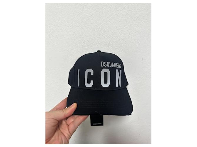 Dsquared2 "Be Icon" Baseball Cap Schwarz Silber - Ansicht 9