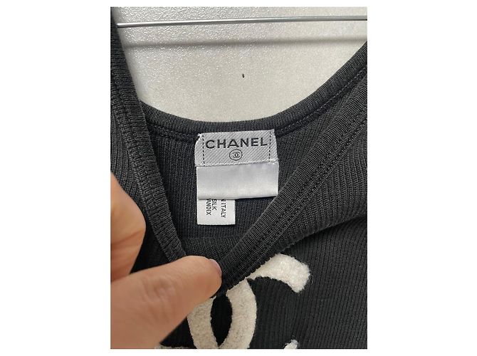 Chanel Coleccionista Negro Blanco - vista 5