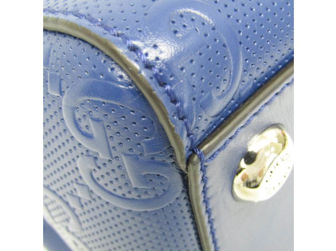 Gucci GG Embossed Tote 625774 Blue - view 5