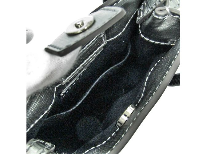 Mini Borsa a Spalla con Supporto per Telefono Balenciaga Argento - vista 4