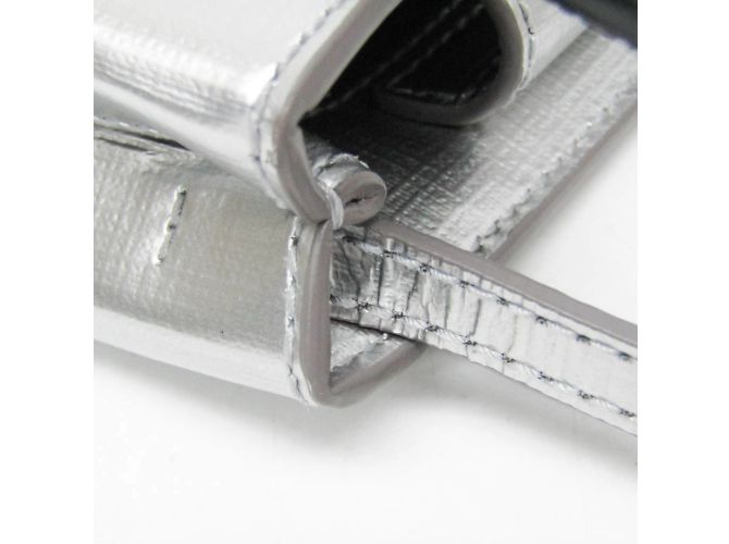 Mini Borsa a Spalla con Supporto per Telefono Balenciaga Argento - vista 9