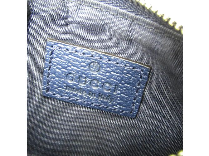 Tarjetero de monedas Gucci GG Marmont Azul marino - vista 11