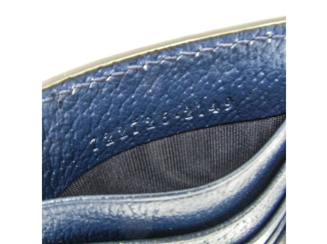 Tarjetero de monedas Gucci GG Marmont Azul marino - vista 12