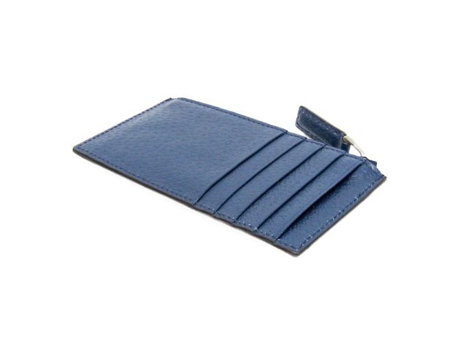 Tarjetero de monedas Gucci GG Marmont Azul marino - vista 3