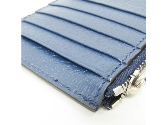 Tarjetero de monedas Gucci GG Marmont Azul marino - vista 7