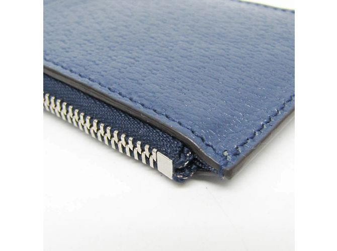 Tarjetero de monedas Gucci GG Marmont Azul marino - vista 8