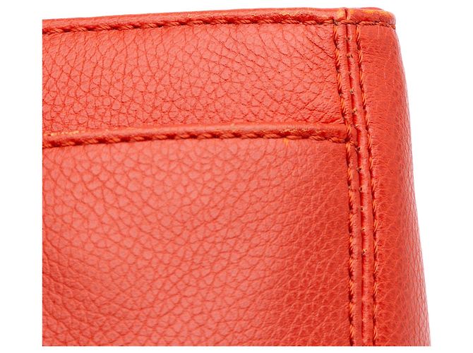 Chanel Rosso Piccola Borsa in Pelle di Vitello Executive Cerf - vista 8