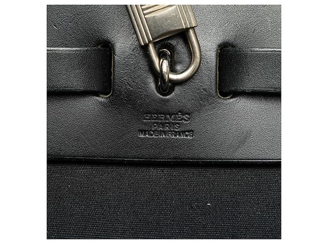 Hermès Schwarzer Toile Herbag GM Rucksack - Ansicht 6