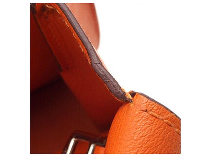 Hermès Arancione Mini Swift Halzan 22 - vista 11