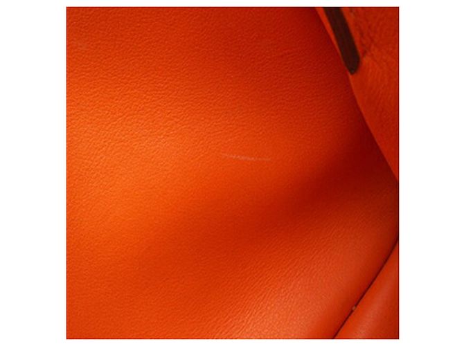 Hermès Arancione Mini Swift Halzan 22 - vista 12