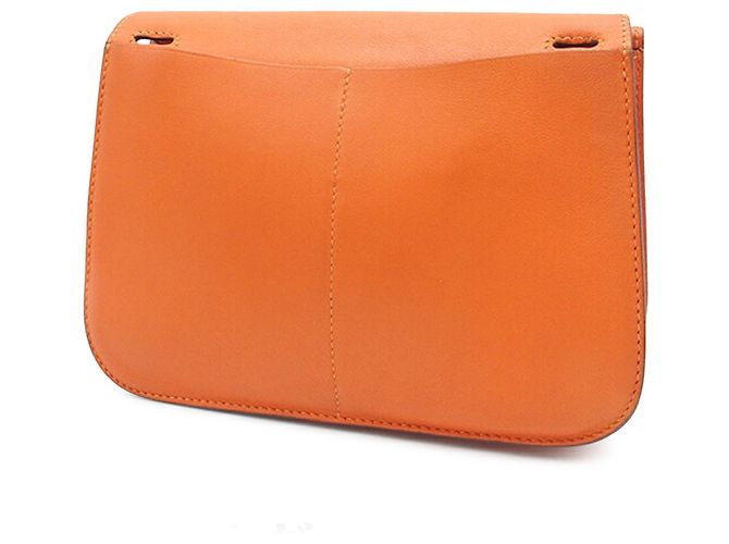 Hermès Arancione Mini Swift Halzan 22 - vista 2