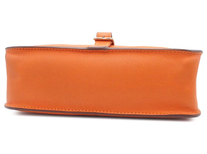 Hermès Arancione Mini Swift Halzan 22 - vista 3