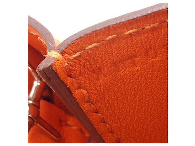 Hermès Arancione Mini Swift Halzan 22 - vista 6