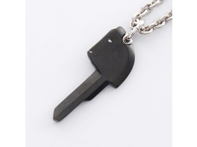 Hermès Collar Cle Cheval Hermes Negro Plata - vista 2