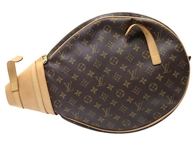 ASTUCCIO PER RACCHETTA DA TENNIS VINTAGE LOUIS VUITTON TOILE MONOGRAMMA Marrone - vista 2